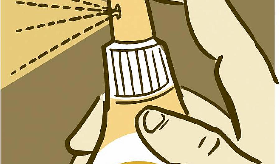 Ilustración de una botella de aerosol de repelente de mosquitos.